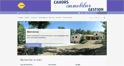 Desktop Screenshot of cahors-immobilier.fr